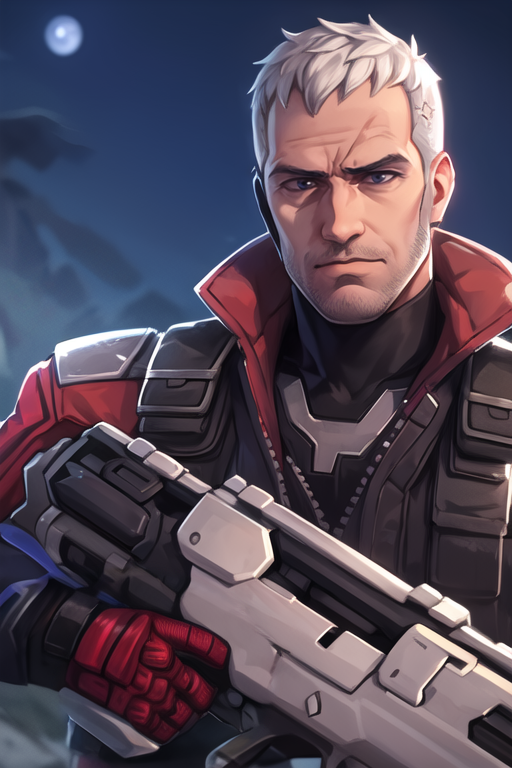 4291412092-352793667-soldier76, jacket, old, stubble, facial hair, tired facial expression, frown, gloves, white hair, upper body, holding gun, assau.png